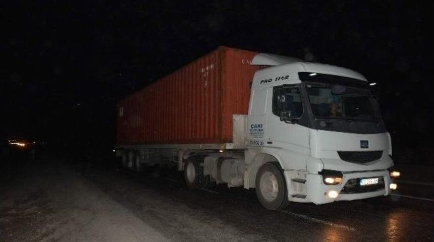 Yoğun Güvenlik Önlemleri Altında Tır Sevkiyatı