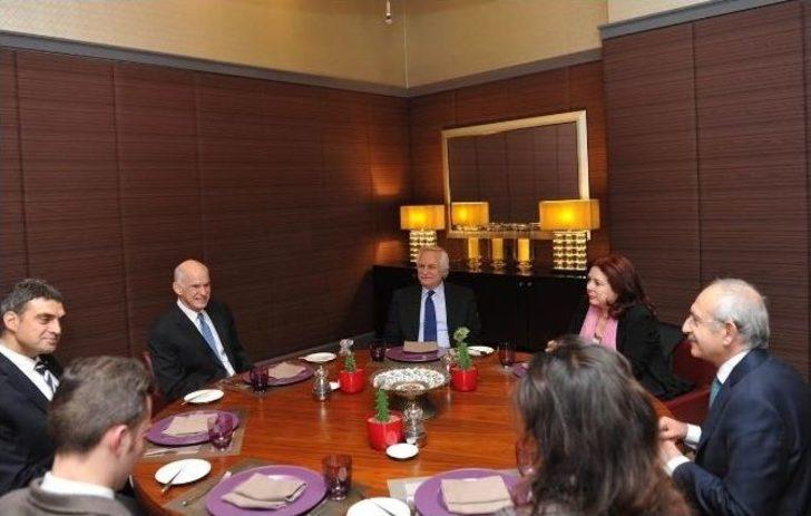 Kılıçdaroğlu, Papandreu İle Bir Araya Geldi G1