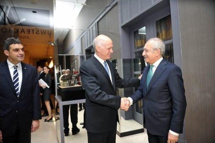 Kılıçdaroğlu, Papandreu İle Bir Araya Geldi G3