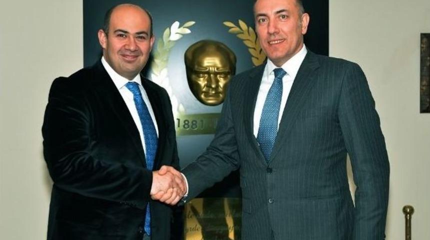 B&uuml;y&uuml;kel&ccedil;i Kudzmanas&rsquo;tan Erzurum Valiliğine Ziyaret