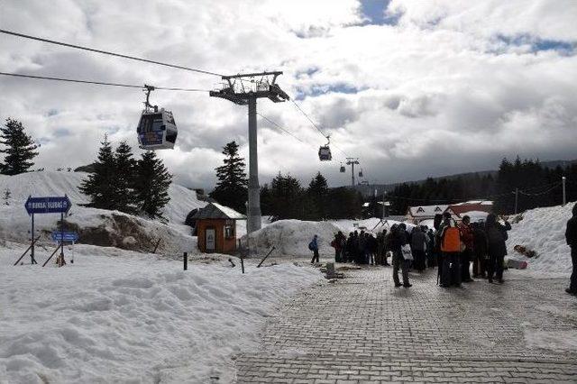 Teleferiğe Sis Ve Lodos Engeli