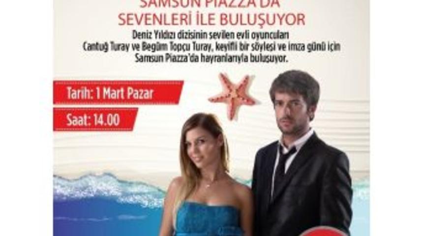 Deniz Yıldızı Dizisi Oyuncuları Piazza&rsquo;da