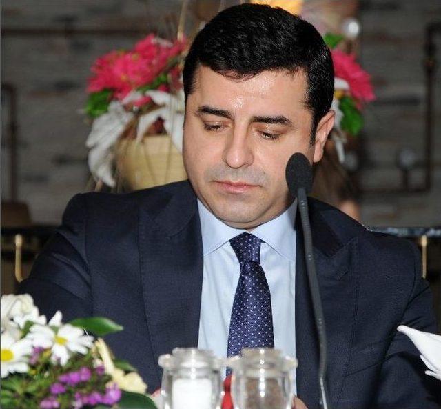 Hdp Eş Genel Başkanı Demirtaş Antalya’da