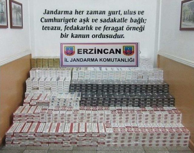 Erzincan’da 26 Bin 162 Paket Kaçak Sigara Ele Geçirildi