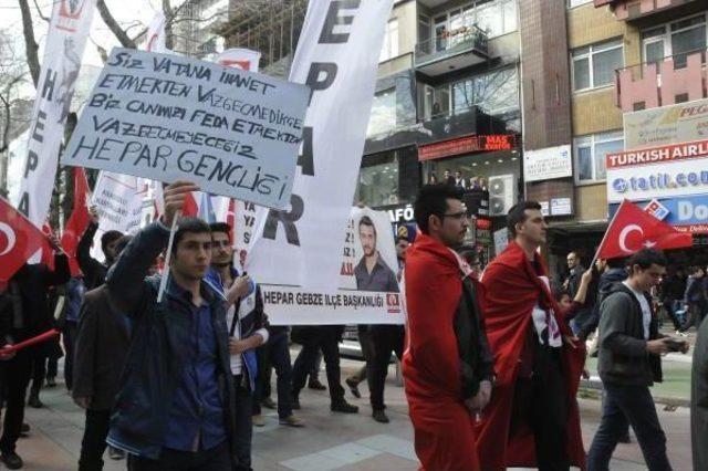 İzmit'te Hepar Ve Anadolu Kartalları'ndan 'müzakere' Tepkisi