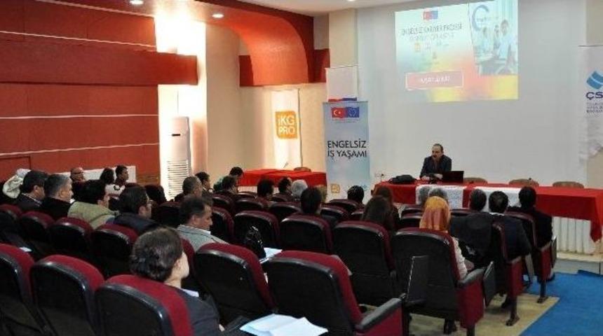 Ne&uuml;&rsquo;de Engelsiz İş Yaşamı Projesi &Ccedil;alıştayı Yapıldı