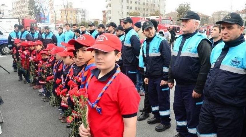 Bağcılar&rsquo;da Yangın S&ouml;nd&uuml;rme Tatbikatı