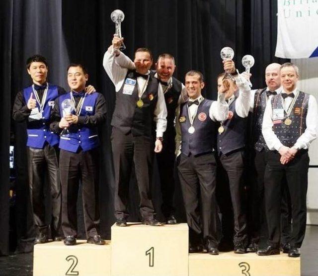 T&uuml;rk Milli Takımı Bilardoda D&uuml;nya &Uuml;&ccedil;&uuml;nc&uuml;s&uuml; 1