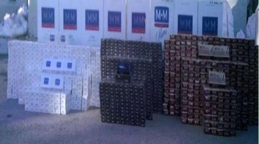 Kahramanmaraş'ta 142 Bin Paket Ka&ccedil;ak Sigara Ele Ge&ccedil;irildi