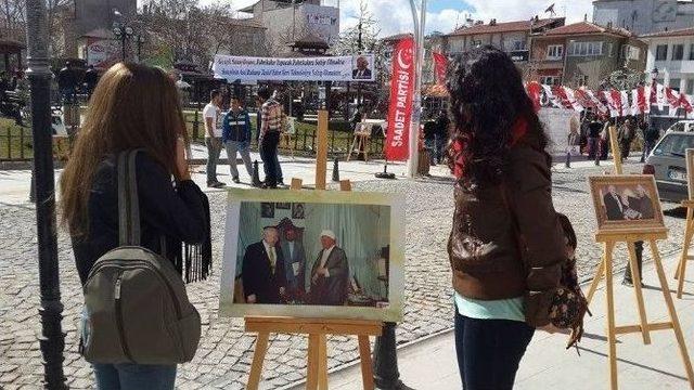 Saadet Partisi’nden Erbakan Resim Sergisi