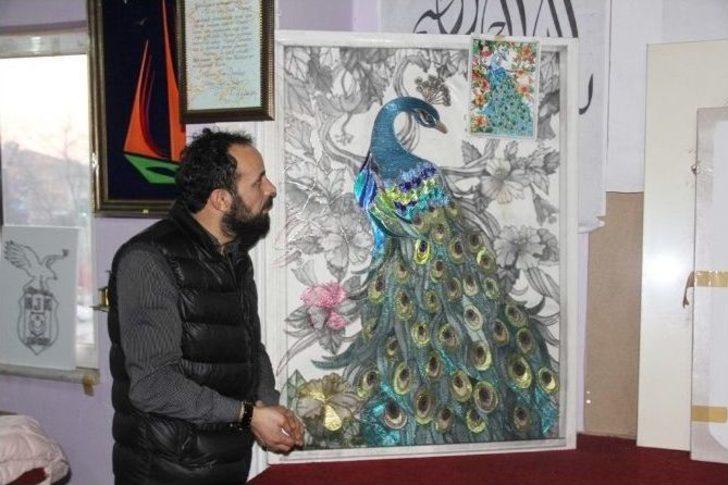 Çivi İle Teli Sanata Dönüştürüyorlar G3