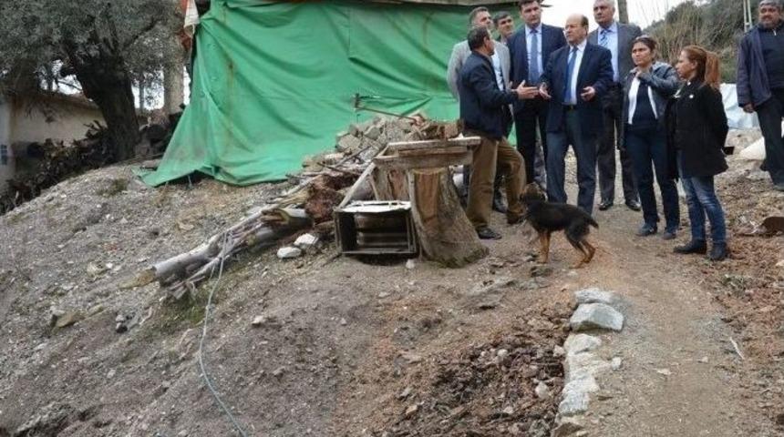 Başkan &Ouml;zakcan, Yol Talebini Yerinde İnceledi