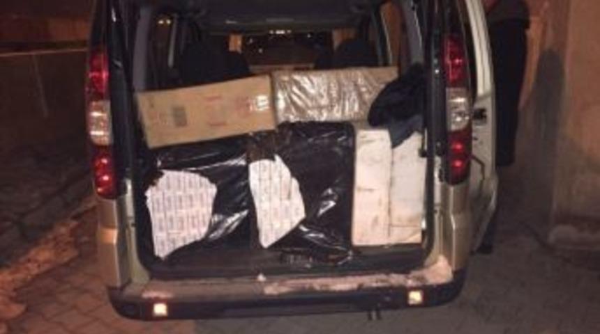 Pasinler&rsquo;de Ka&ccedil;ak Sigara Operasyonu