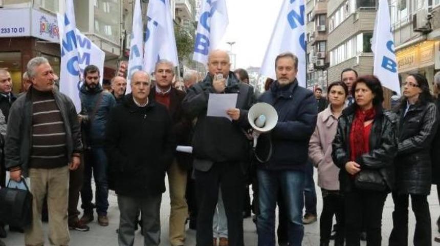 İş Kazaları Ve Iş&ccedil;i &Ouml;l&uuml;mleri Protesto Edildi