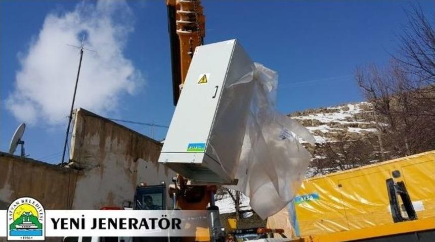 Tatvan&rsquo;ın En B&uuml;y&uuml;k Su Deposunun Jenerat&ouml;r&uuml; G&uuml;&ccedil;lendirildi