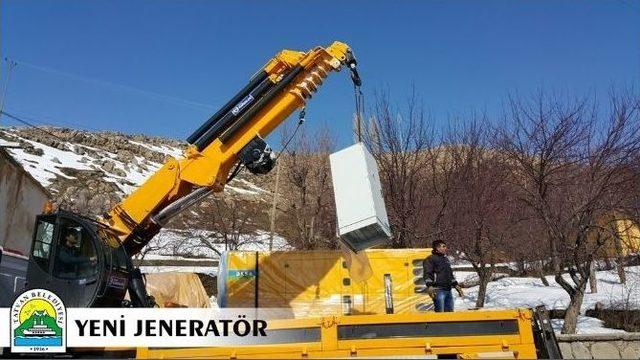 Tatvan’ın En Büyük Su Deposunun Jeneratörü Güçlendirildi