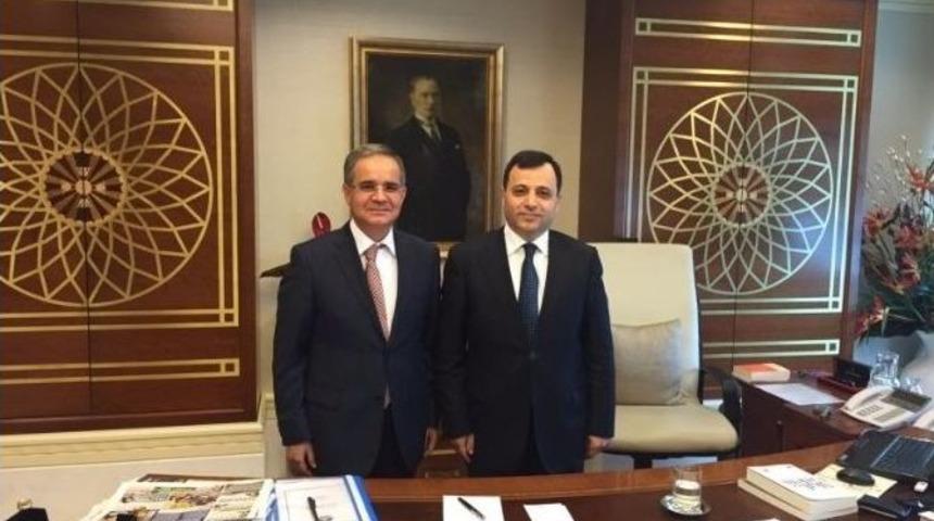 Vali S&uuml;leyman Tapsız, Bakanlarla G&ouml;r&uuml;şt&uuml;