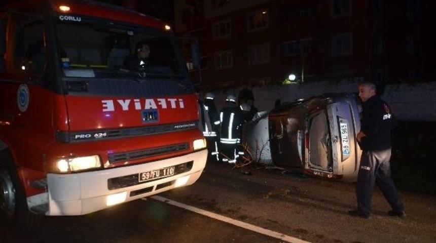 Tekirdağ&rsquo;da Trafik Kazası: 3 Yaralı