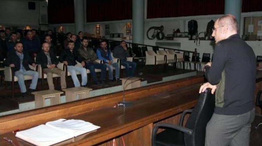 Grizudan Kurtulduğu Ocakta Iş G&uuml;venliği Eğitimi Veriyor