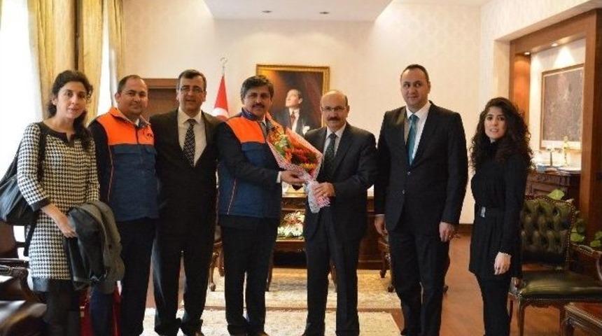 Burdur Afad, Vali K&uuml;rkl&uuml;&rsquo;y&uuml; Ziyaret Etti