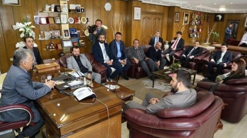 M&uuml;siad Kayseri Şubesi Y&ouml;netim Kurulu &Uuml;yelerinin Melikgazi Ziyareti