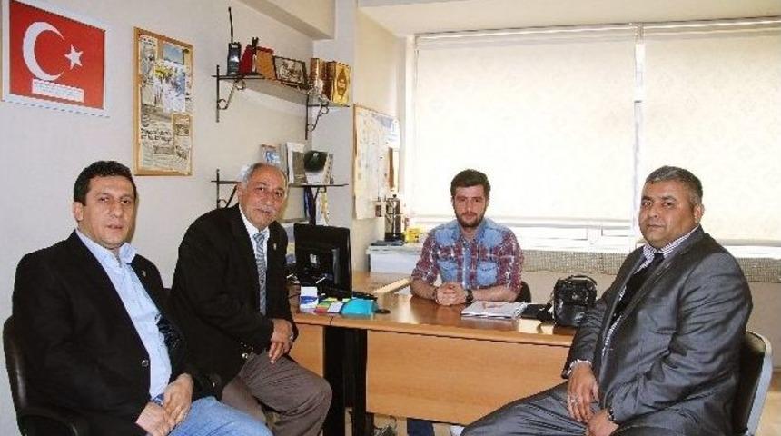 Yeni Başkan Ve Y&ouml;netimi İha Sakarya Temsilciliğini Ziyaret Etti