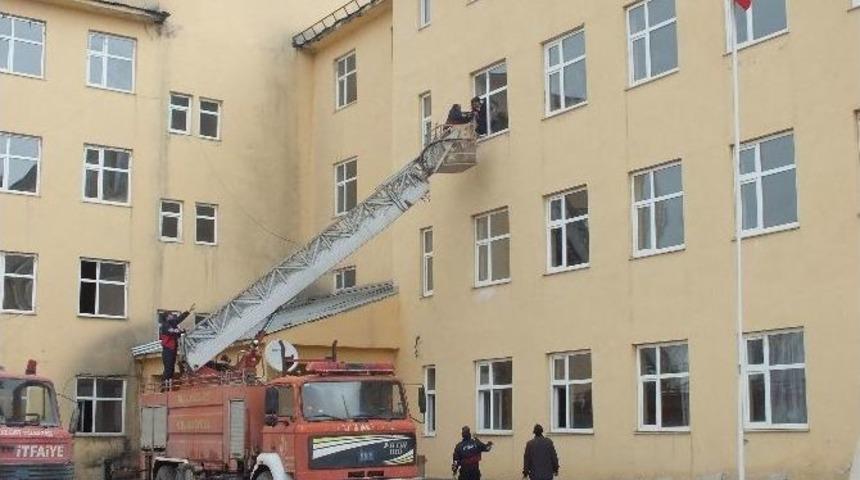 Malazgirt&rsquo;te Yangın Tatbikatı