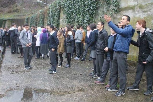 Imkb Anadolu Öğretmen Lisesi’nde Yangın Tatbikatı