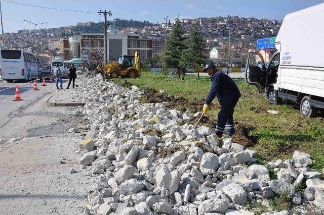 Otogar Kavşağı Genişletiliyor