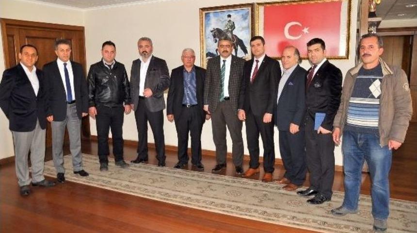 Erzurumlular Derneği Yeni Yönetiminden Başkan Alıcık’ı Ziyaret