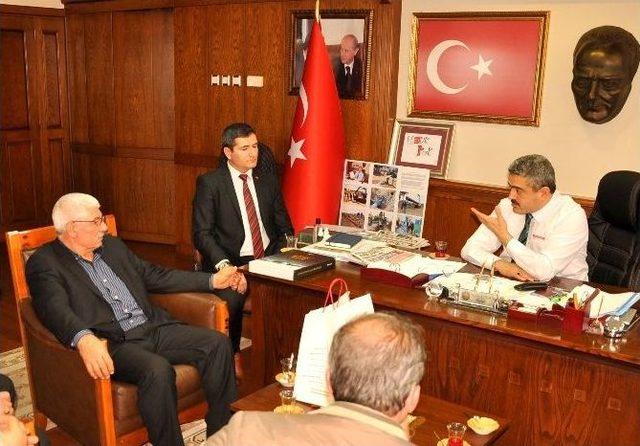 Erzurumlular Derneği Yeni Yönetiminden Başkan Alıcık’ı Ziyaret