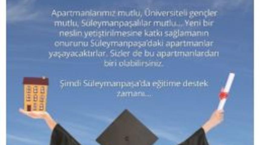 Süleymanpaşalı Üniversite Öğrencilerine Burs Desteği
