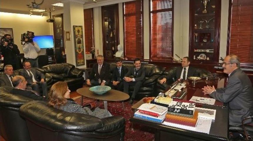 Mhp&rsquo;den B&uuml;y&uuml;kerşen&rsquo;e Ziyaret