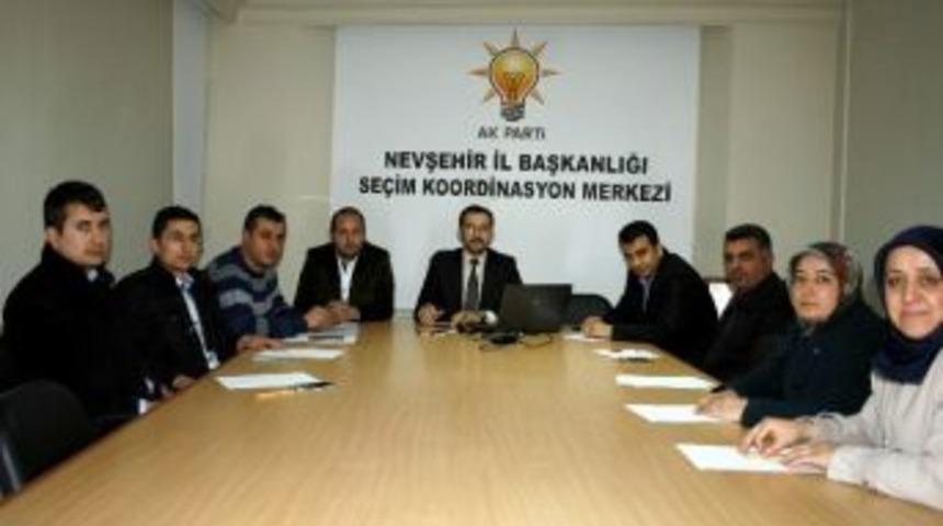 Ak Parti Nevşehir İl Başkanlığı Se&ccedil;im Koordinasyon Merkezi Oluşturdu