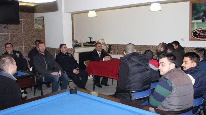 Emniyet M&uuml;d&uuml;r&uuml; &Uuml;mit Y&uuml;cel Esnafla Buluştu