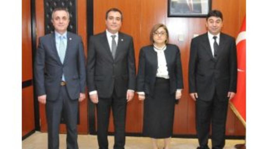 Gaplasder Y&ouml;netim Kurulu&rsquo;ndan Başkan Şahin&rsquo;e Ziyaret
