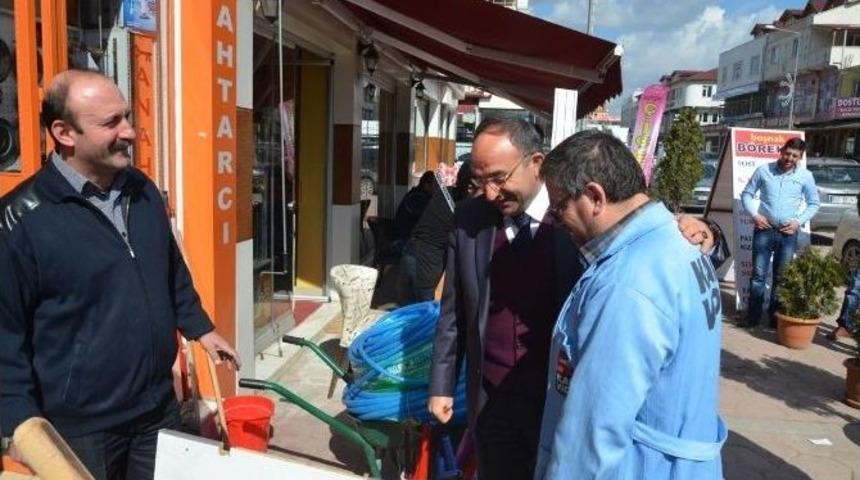 &Uuml;z&uuml;lmez&rsquo;den Esnaf Ziyareti