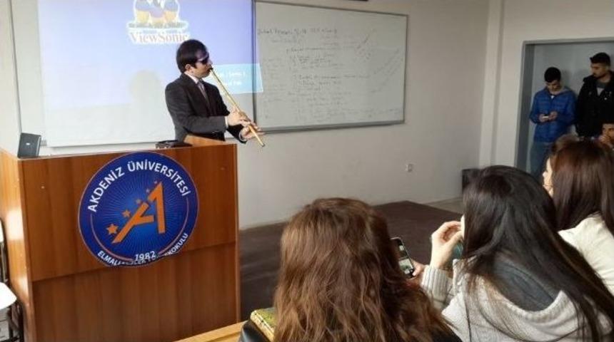 Elmalı Myo&rsquo;da "&ouml;ğrenmeye Engel Yok" Konulu S&ouml;yleşi D&uuml;zenlendi