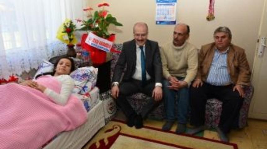 Başkan Kafaoğlu&rsquo;ndan Kaza Ge&ccedil;iren Sporcuya Ziyaret