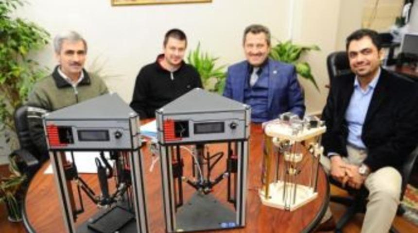 Kocaeli &Uuml;niversitesi'nde 3 Boyutlu Yazıcı Prototipi &Uuml;retildi