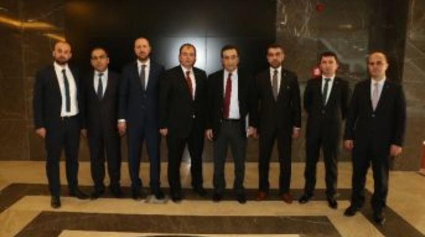 Erzincan Tso’dan Gümrük Ve Ticaret Bakanlığı Müşteşar Yardımcısı İsmail Yücel’e Ziyaret