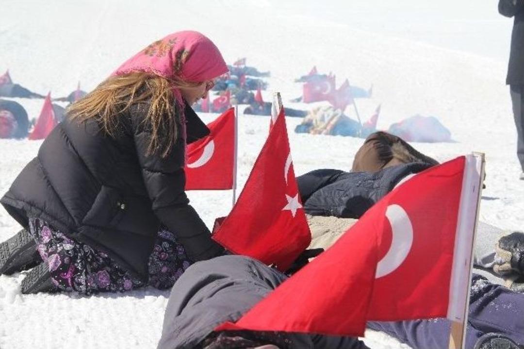 Erciyes&rsquo;te 120 Filmi Canlandırıldı