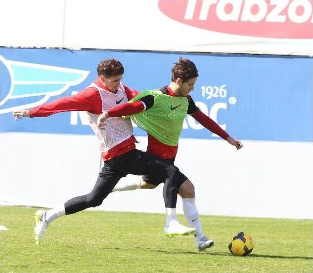 Trabzonspor Mersin İdman Yurdu Maçı Hazırlıklarını Sürdürdü