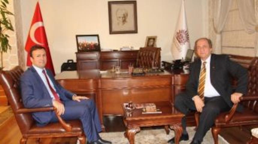 Karaca&rsquo;dan Vali Kara&rsquo;ya Nezaket Ziyareti