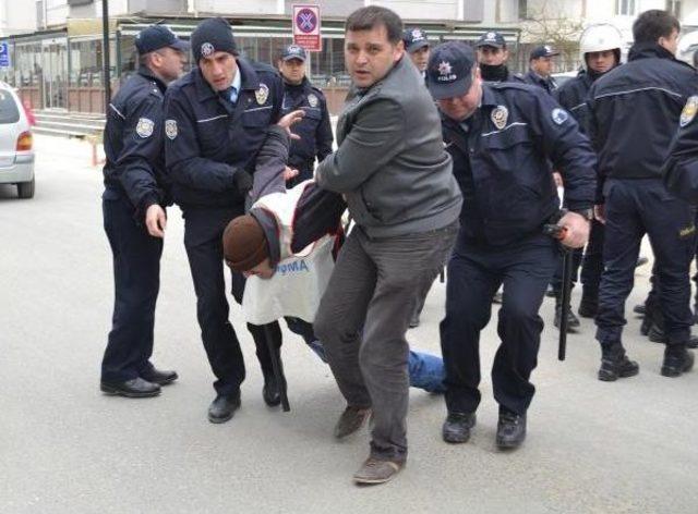 Çerkezköy’De Polisle Sendika Üyesi Işçiler Arasında Arbede