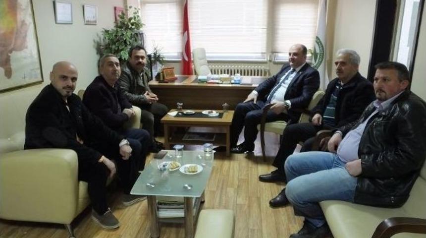 Cihan Sara&ccedil; Emlakcıların Sorunlarını Dinledi