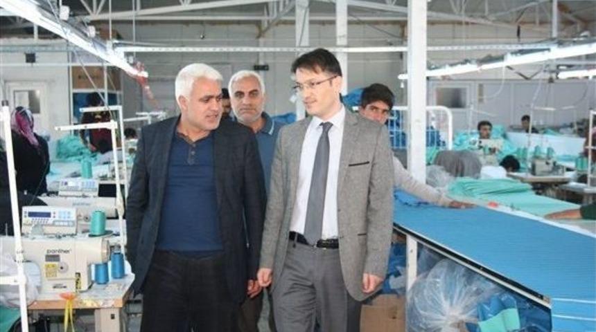 Kaymakam Efendioğlu&rsquo;ndan Tekstil Firmalarına Ziyaret