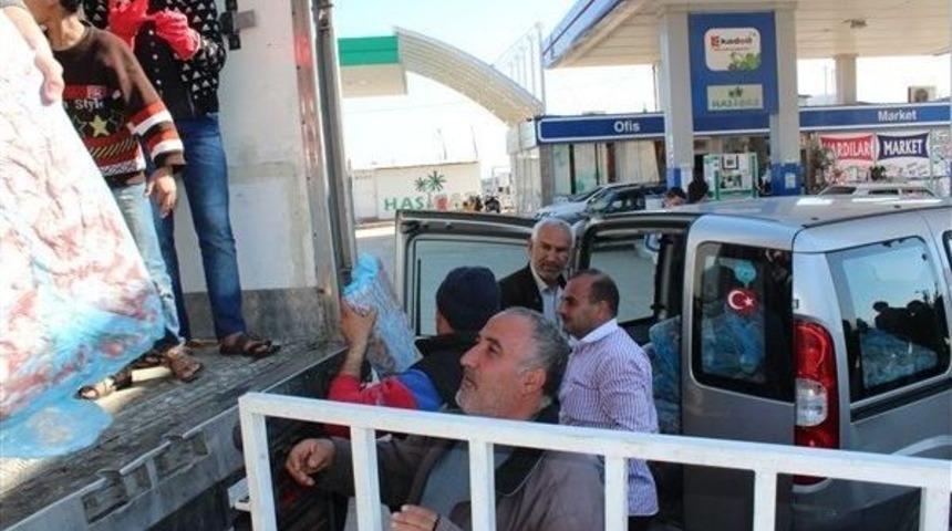 Suriyelilere 18 Ton Pili&ccedil; Yardımı