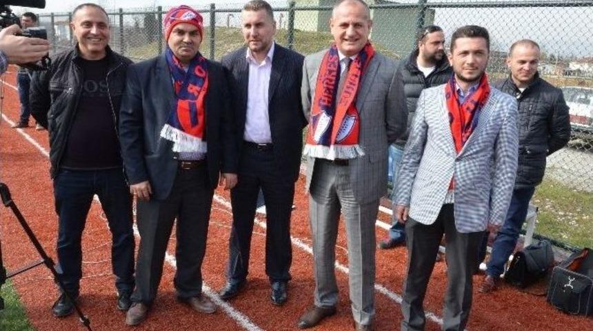 Başkan Keleş&rsquo;ten D&uuml;zcespor&rsquo;a Moral Ziyareti