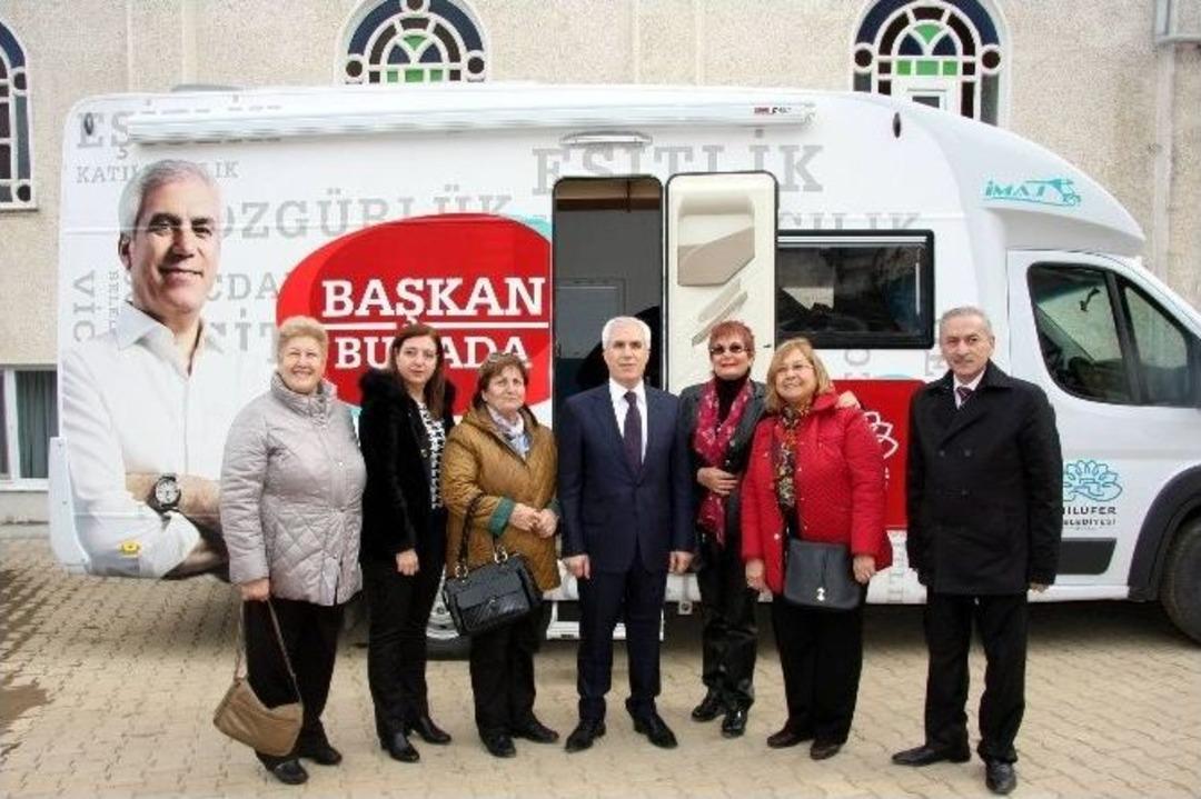 Belediye Başkanı Makam Odasını K&ouml;ye Taşıdı